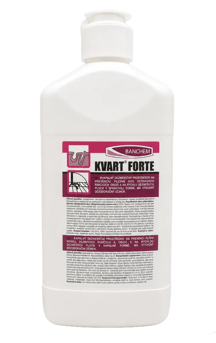KVART FORTE dezinfekcia pančúch a obuvi 500 ml 001419