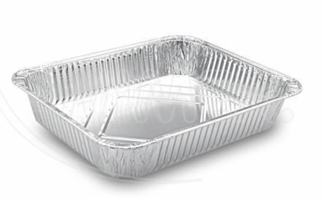 Hliníková misa Gastro GN 1/2, hranatá 326 x 262 x 65 mm, 3610 ml (4 ks) roin