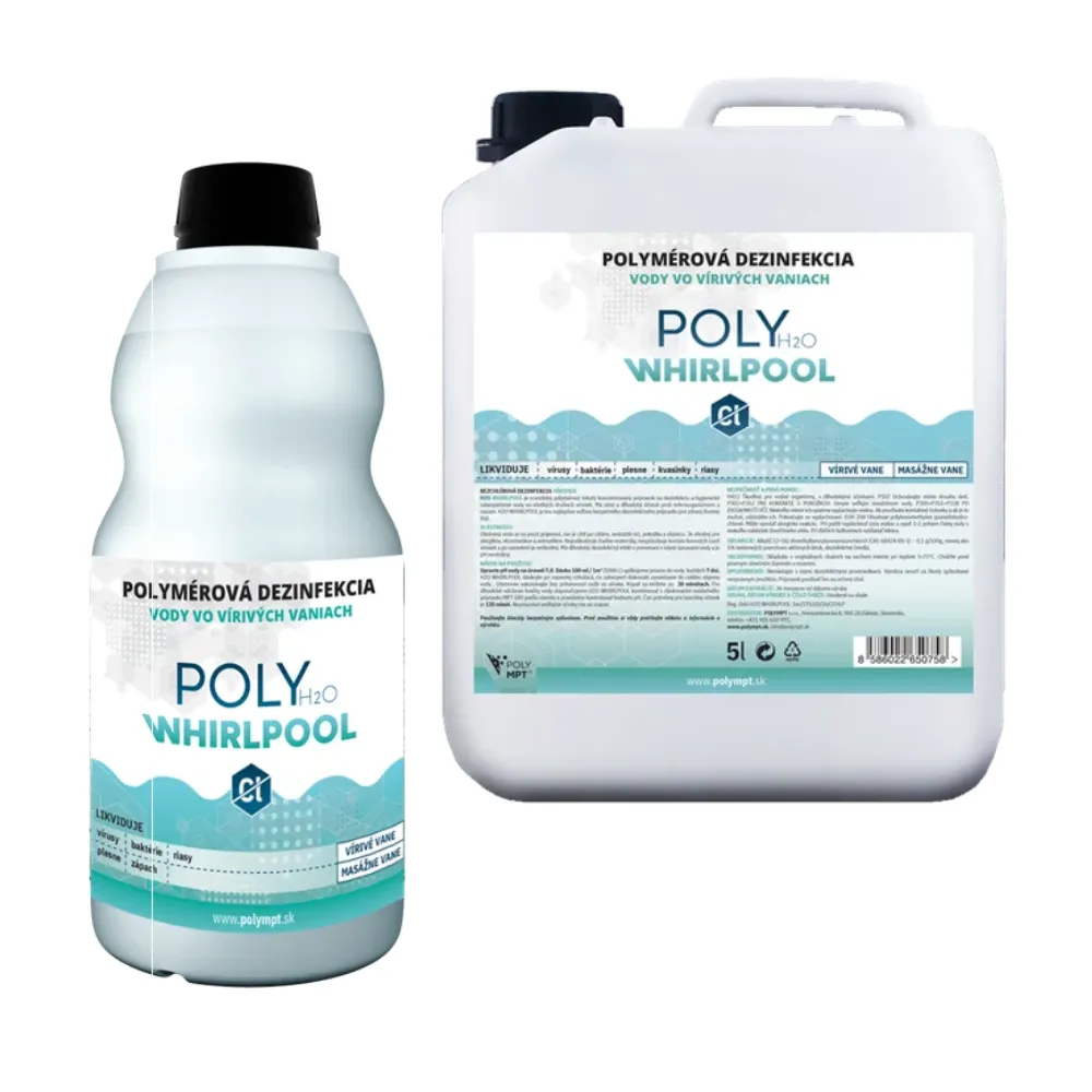 POLY WHIRLPOOL bezchlórová dezinfekcia pre vírivé vane ROIN