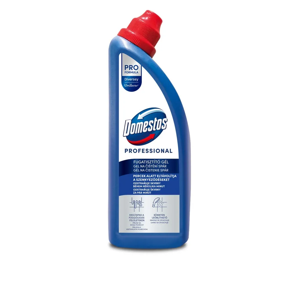 Domestos Pro Formula Grout Cleaner Gél na čistenie škár medzi dlaždicami 0.75 l roin
