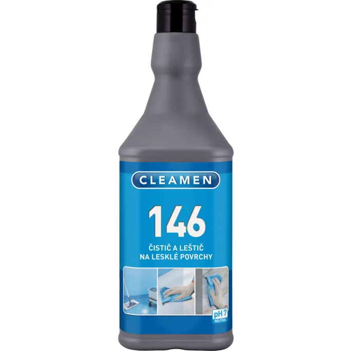 CLEAMEN 146 čistič a leštič lesklých povrchov 1 l VC146010097