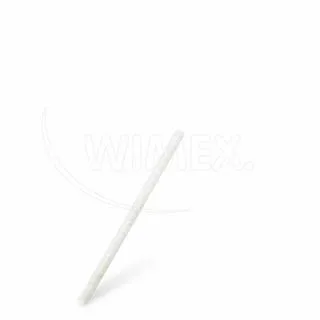 Slamky Jumbo (bio-kompozit), biela, priemer 8 mm x 14 cm (100 ks) ROIN