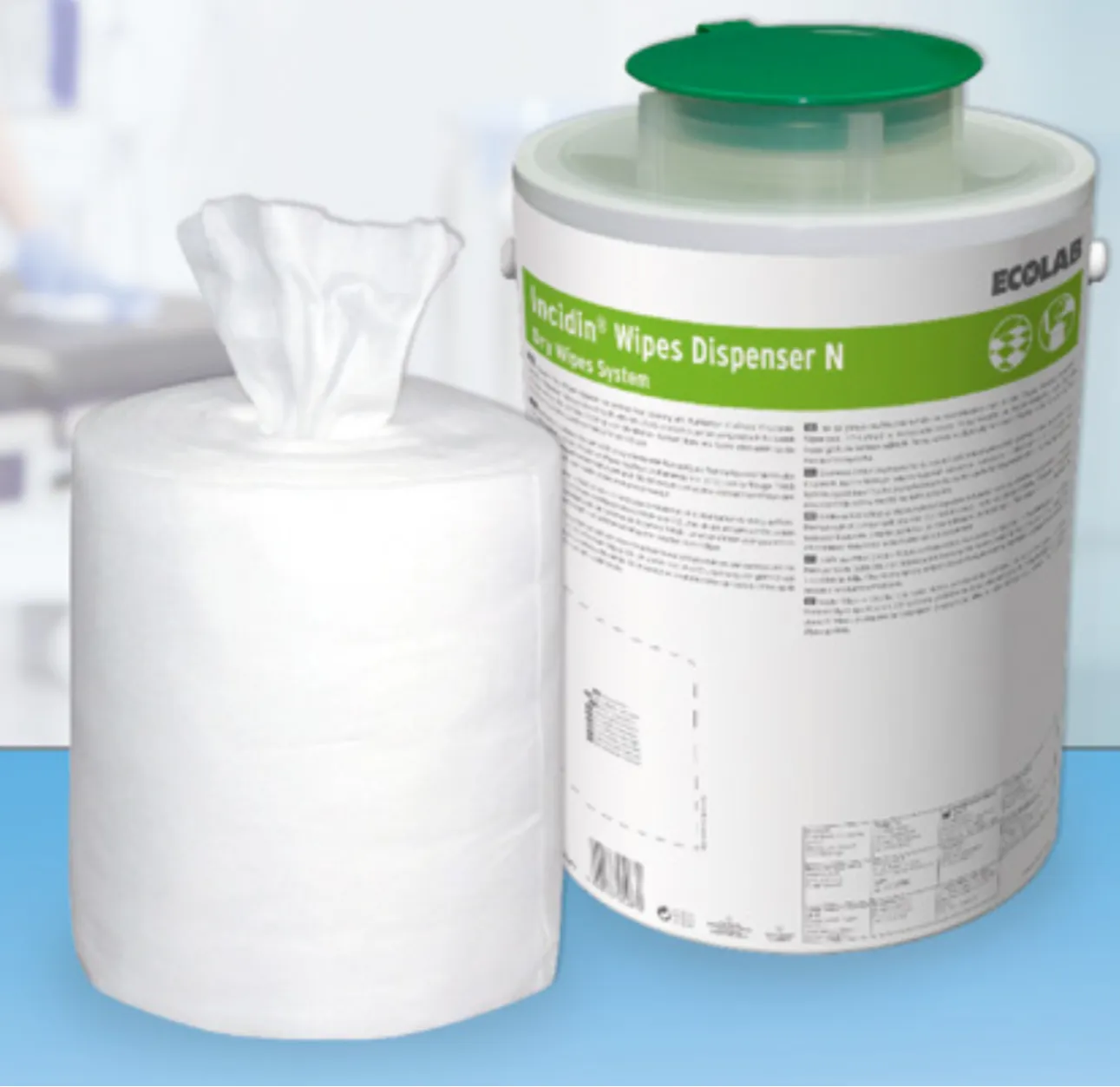 ECOLAB Incidin Premium Wipes suché utierky 20 x 38 cm (99 ks/bal) roin