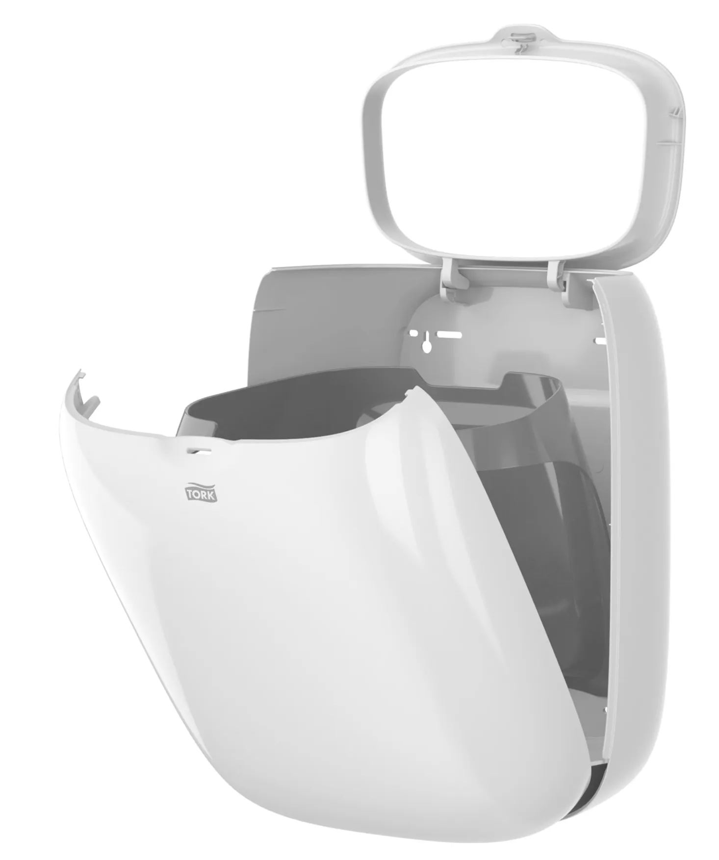 565001 Tork odpadkový kôš B2 20 l, biely roin 1.png