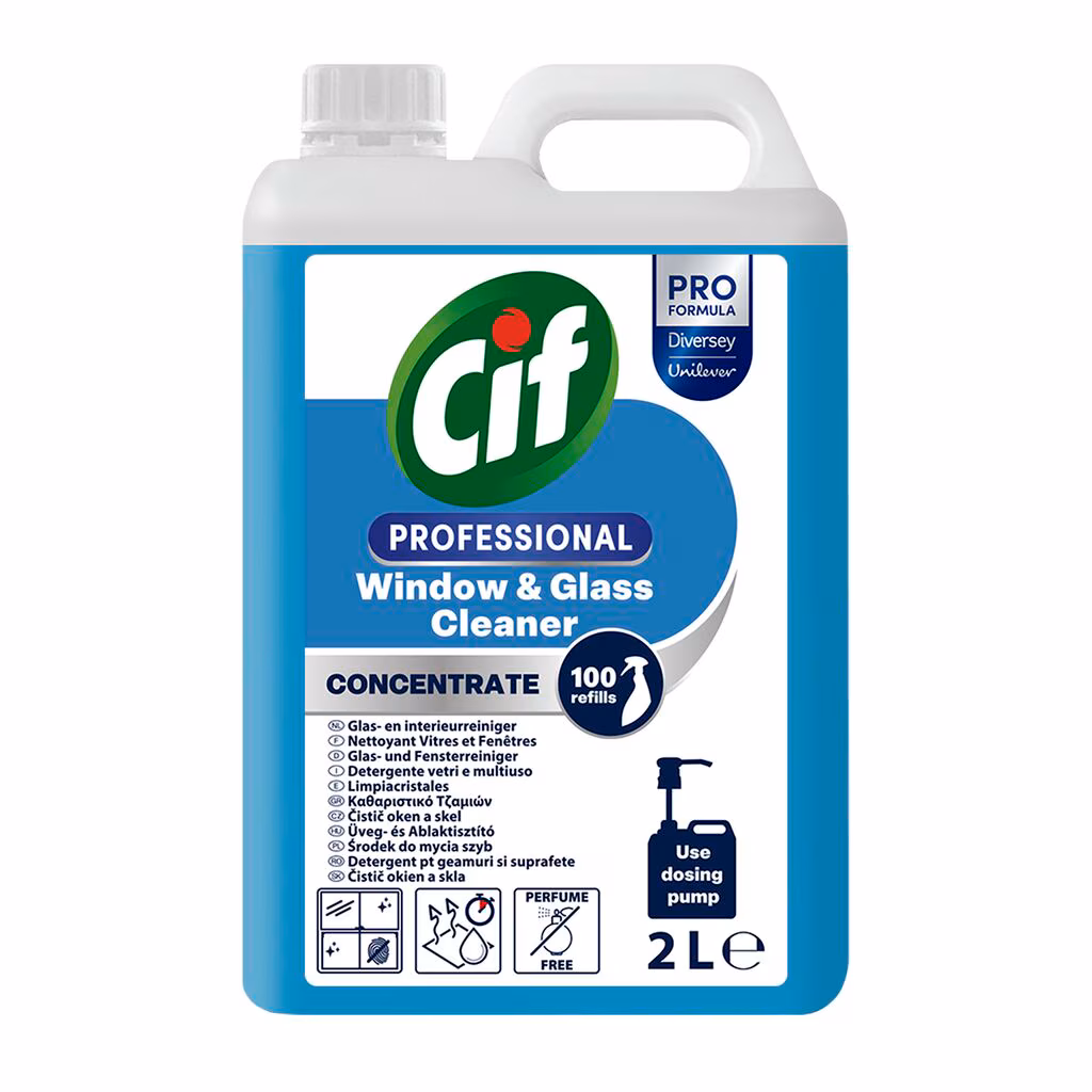 Cif Professional Window & Glass koncentrovaný čistič na okná a sklo 2 l_ROIN