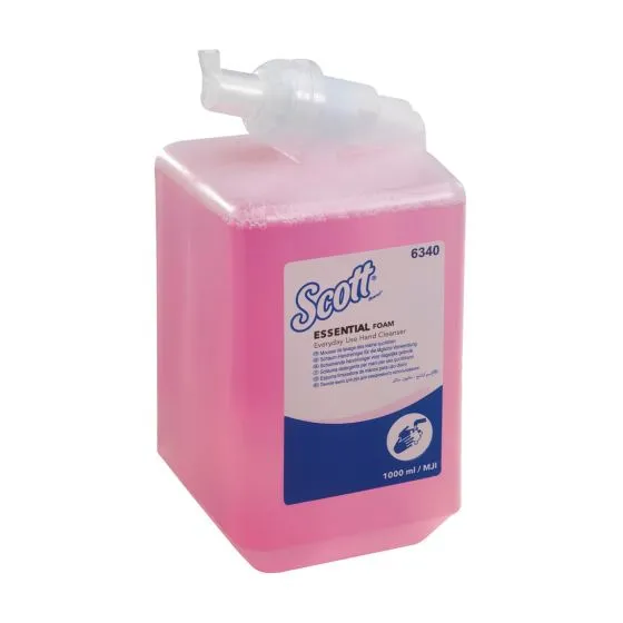 6340 Scott® Essential™ penové mydlo, svieža vôňa, ružové 1 l_ROIN