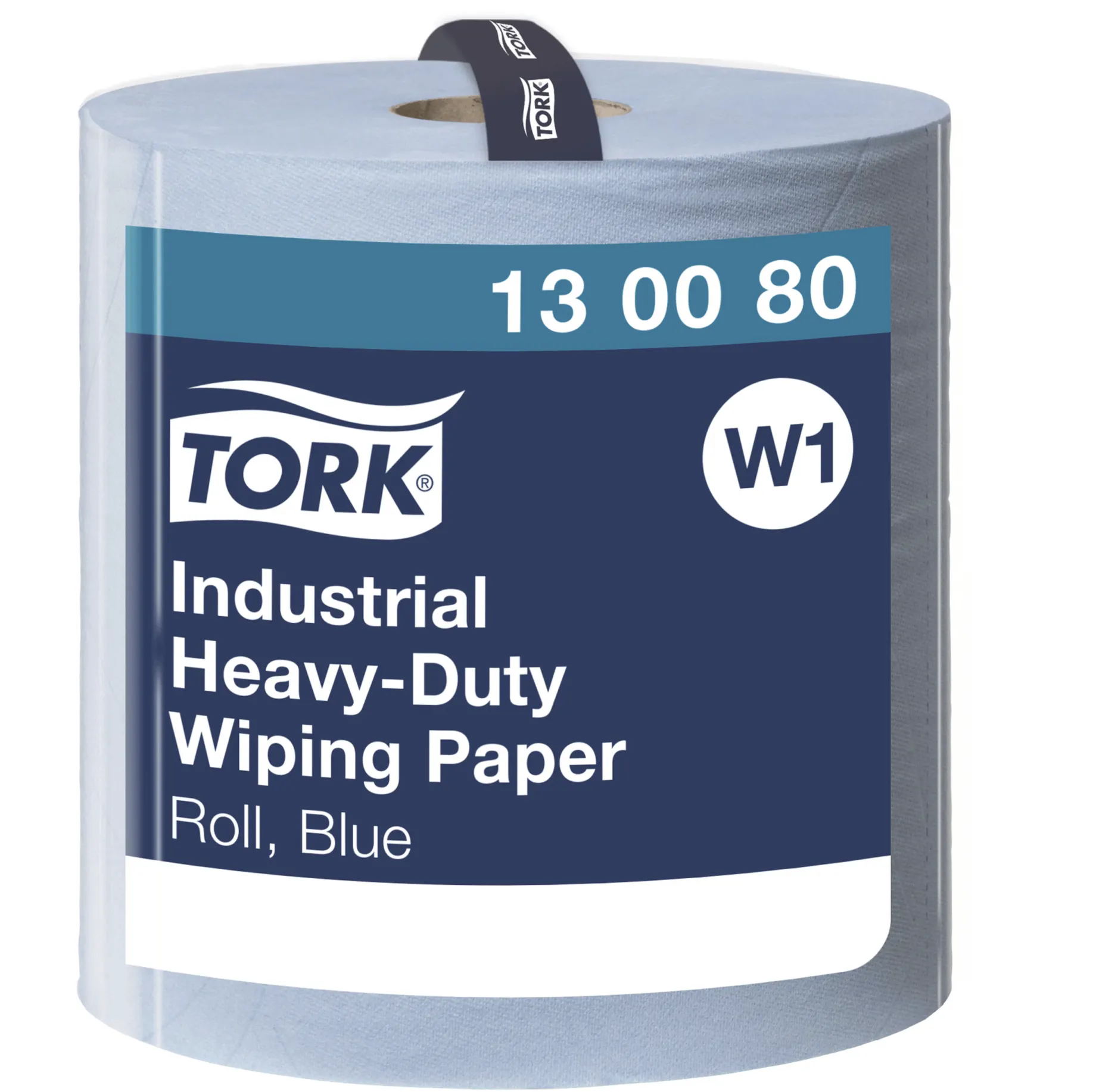 130080 Tork Heavy-Duty čistiace utierky papierové W1, modré, 750 útržkov roin.png