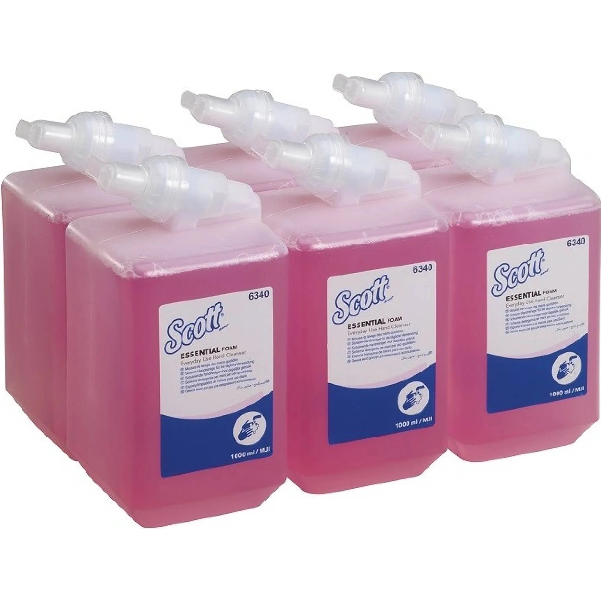 6340 Scott® Essential™ penové mydlo, svieža vôňa, ružové 1 l _1.jpg
