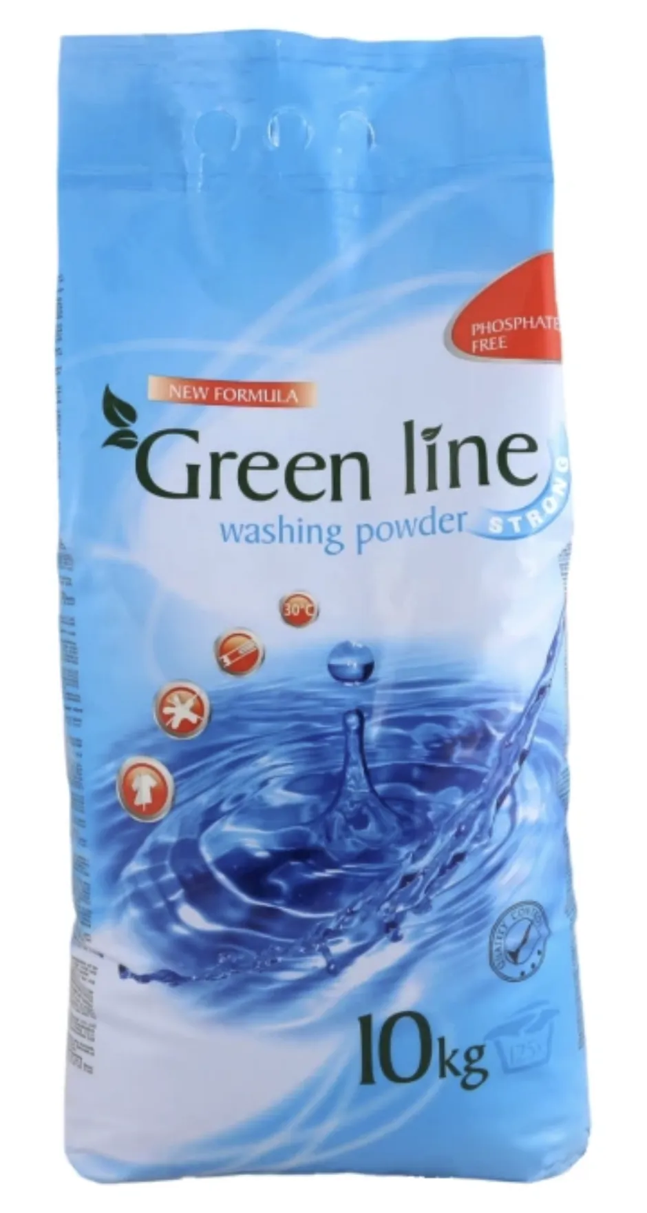 Prací prášok GREEN LINE Strong 10 kg