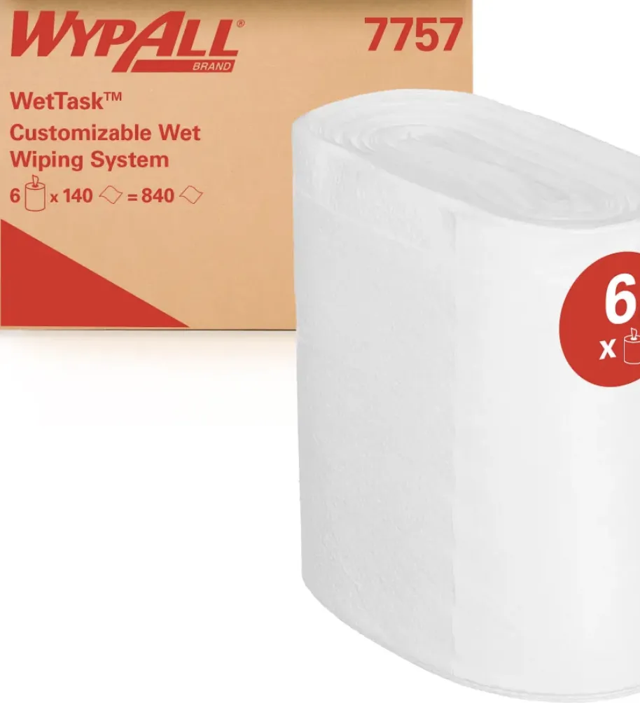 7757 WypAll® Wettask™ suché čistiace utierky na roztoky, biele (6 ks:bal) 1.png