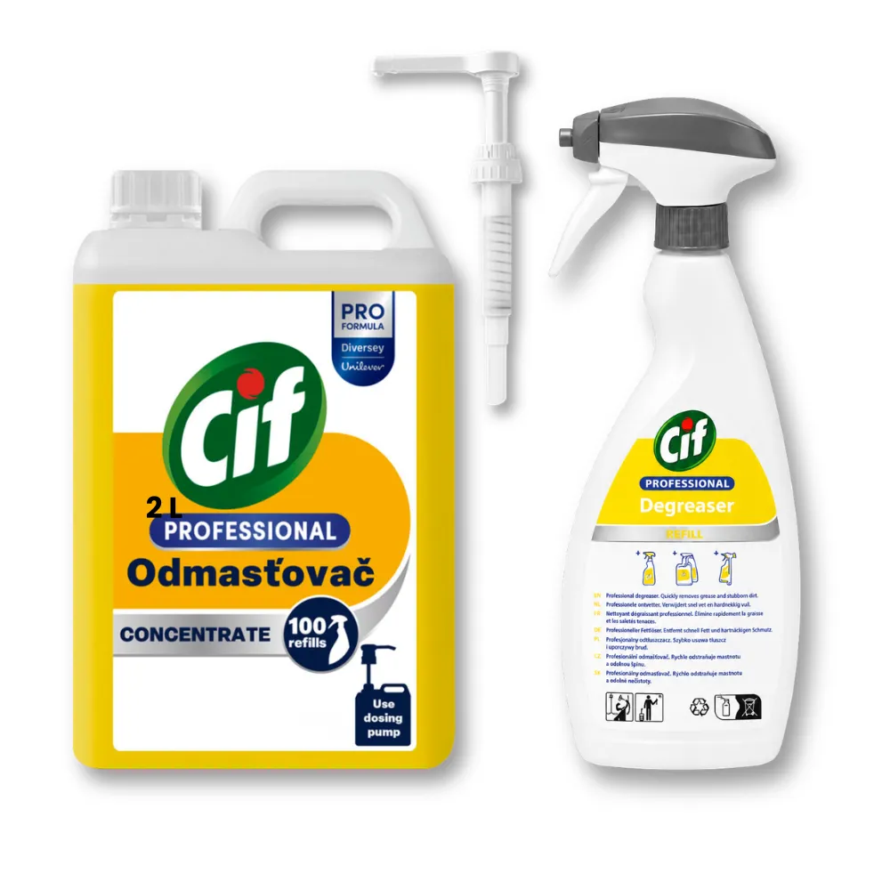 Cif Professional GLORIA Degreaser odmasťovač do kuchyne, koncentrát 2 l ROIN 1.png