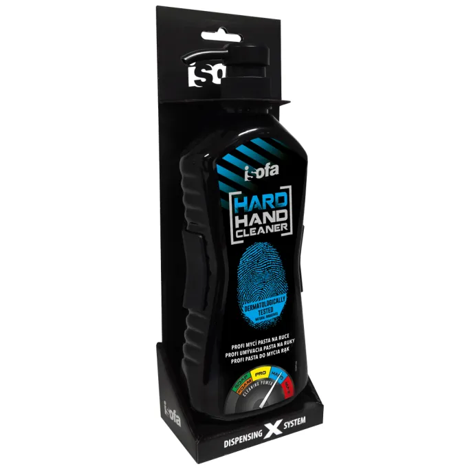 ISOFA HARD X profesionálna abrazívna pasta na ruky 700 g s dávkovačom VPPTHS07099