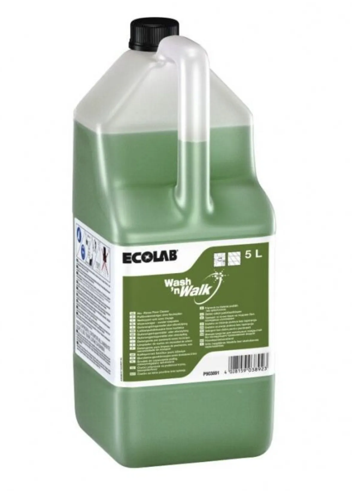 ECOLAB KitchenPro WASH´N WALK bezoplachový prípravok na čistenie podláh v kuchyni 5 l 9038910