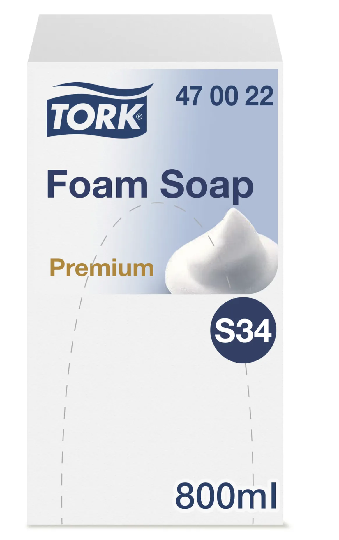 470022 Tork penové mydlo Premium do dávkovača S34, ružové, 800 ml roin