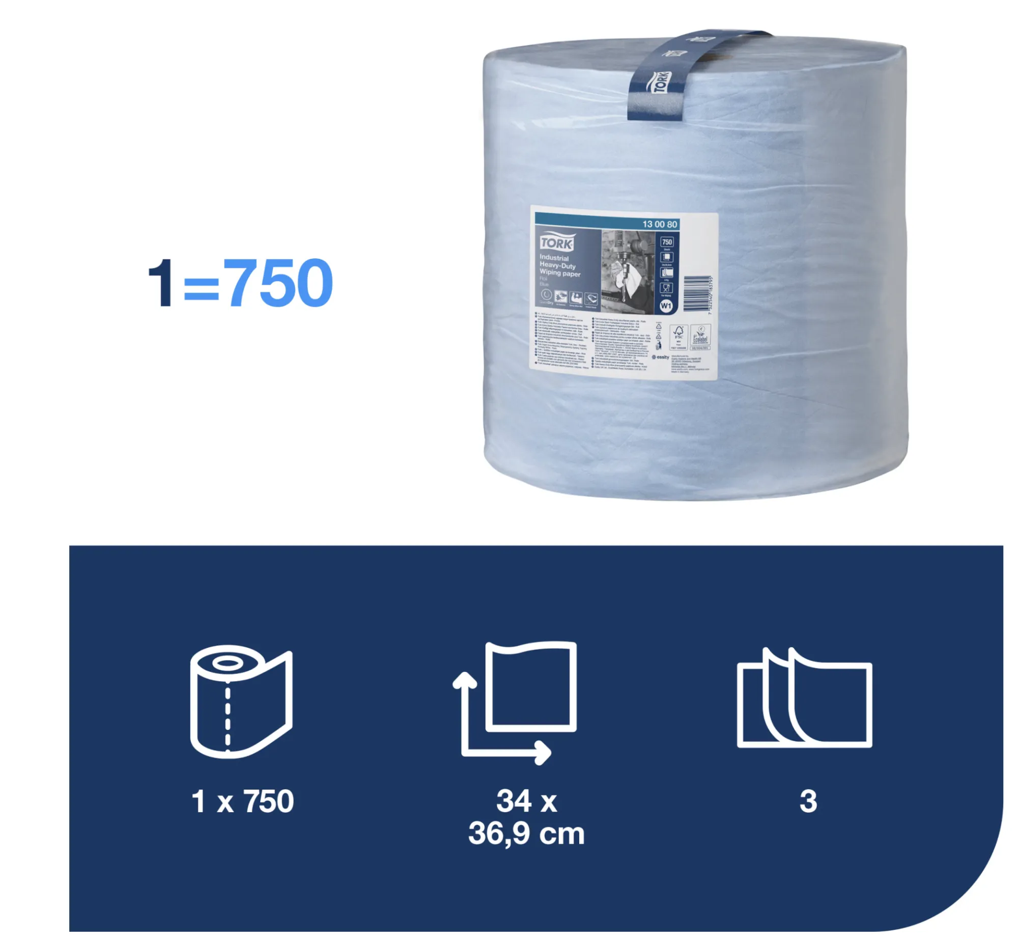 130080 Tork Heavy-Duty čistiace utierky papierové W1, modré, 750 útržkov roin 4 roin .png