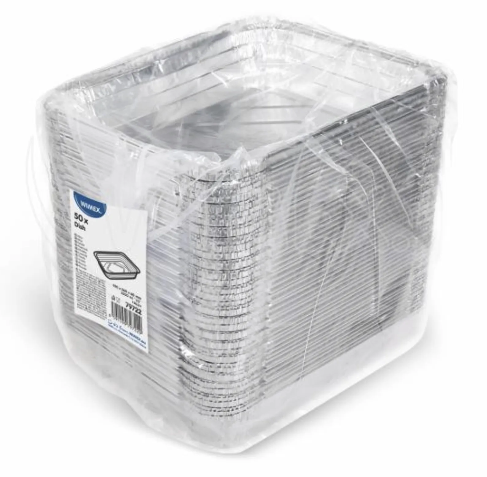 Hliníková misa Gastro GN 1:2, hranatá 320 x 260 x 60 mm, 3500 ml (50 ks)_1.png