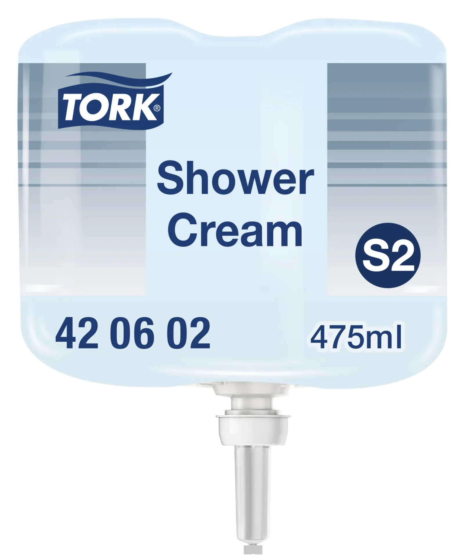 420602 Tork Mini tekuté mydlo na vlasy a telo S2, modré, 475 ml 1 roin.png