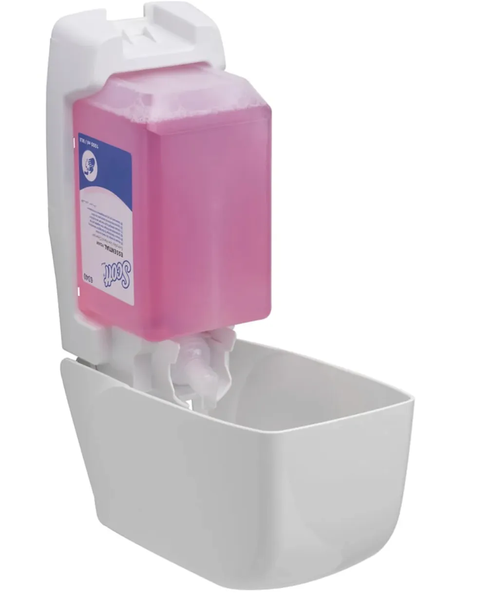 6340 Scott® Essential™ penové mydlo, svieža vôňa, ružové 1 l