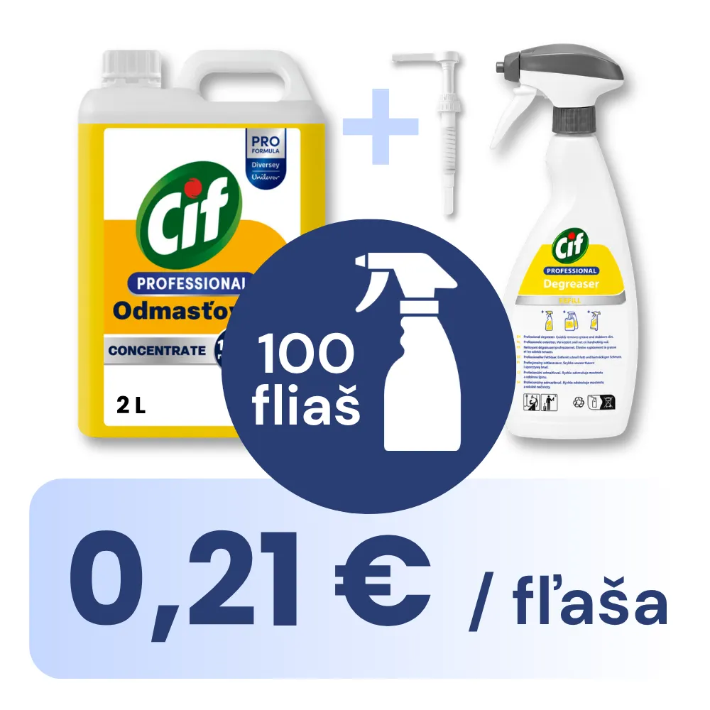 Cif Professional GLORIA Degreaser odmasťovač do kuchyne, koncentrát 2 l ROIN